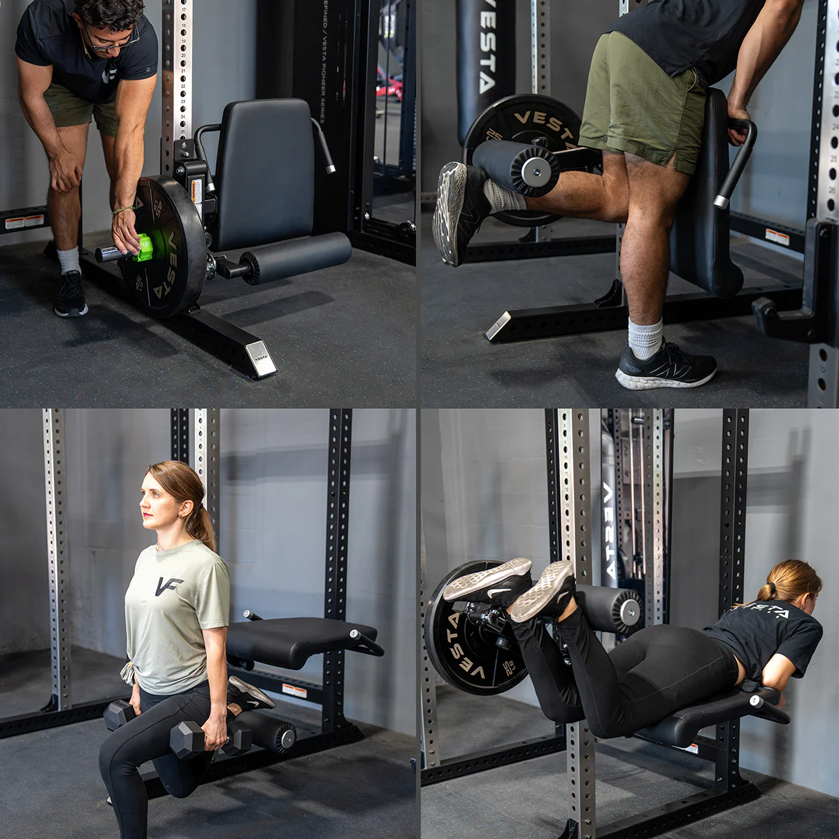Rack Mounted Leg Curl and Leg Extension 3"x3" (BACKORDERED) - Image 8